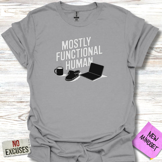 Mostly Functional Human Graphic Tee Shirt product