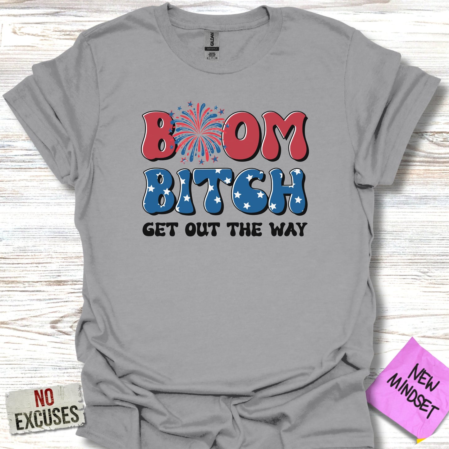 Boom Bitch Get Out The Way Graphic T-Shirt product type