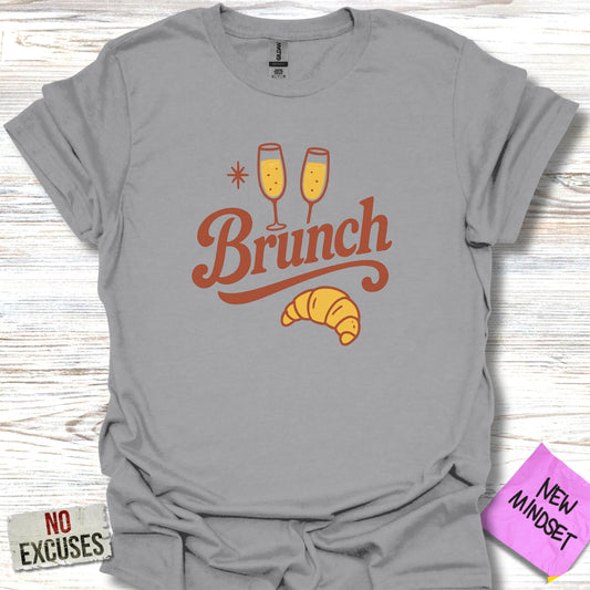 Celebrate Brunch in Style with Croissant Graphic T-Shirt Product