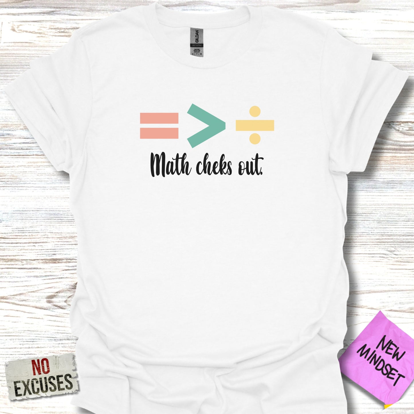Math Checks Out Equation Design T-Shirt product