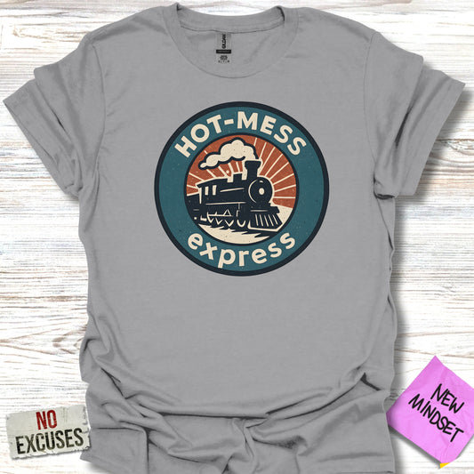 Hot-Mess Express Graphic Train Design T-Shirt product type