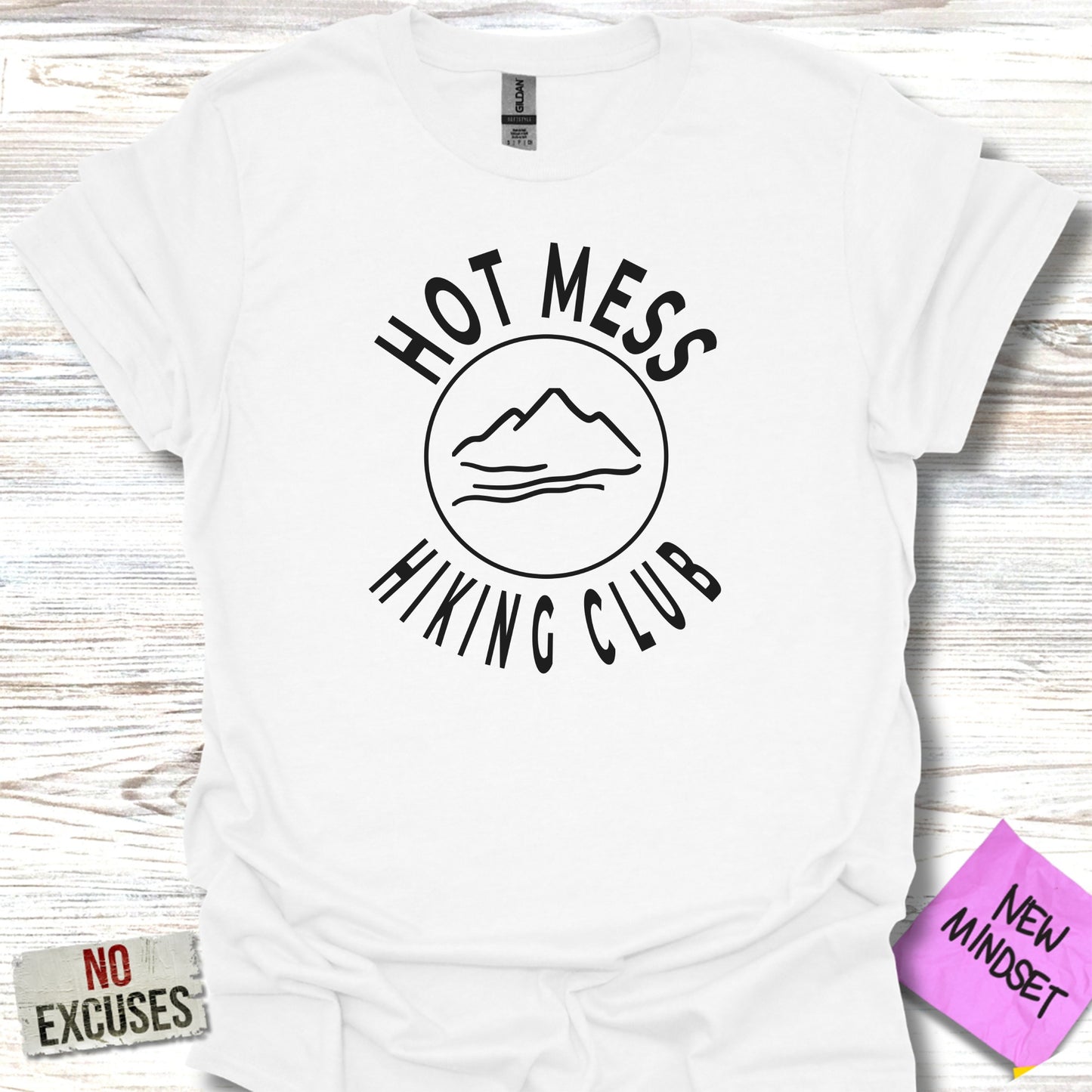 Hot Mess Hiking Club Inspirational Shirt product