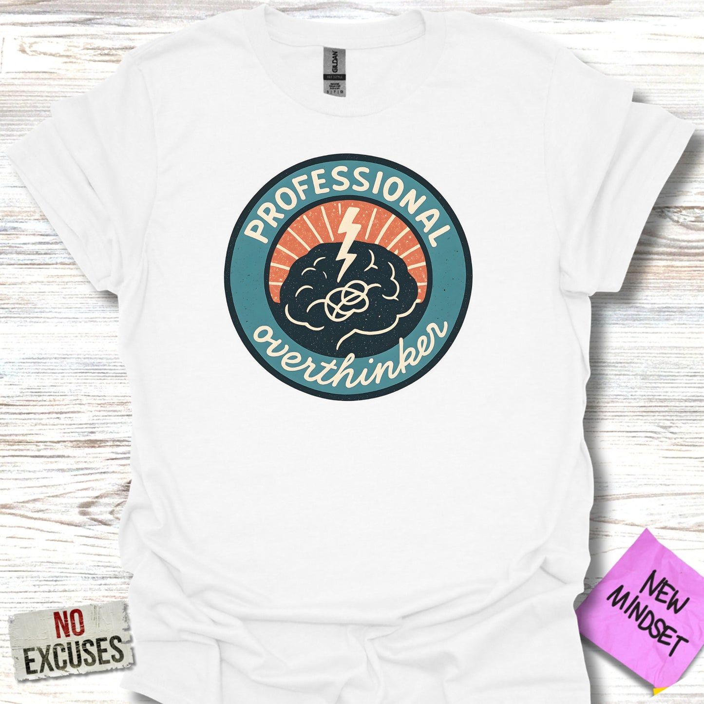 Professional Overthinker Graphic T-shirt product type
