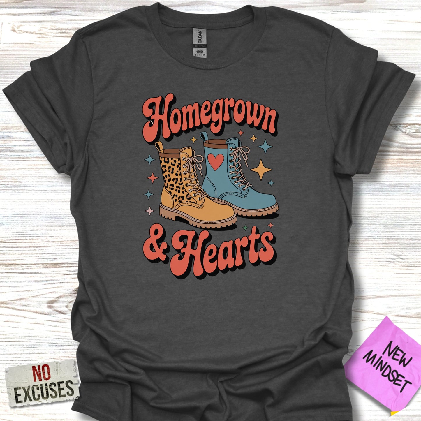 Homegrown and Hearts Graphic T-Shirt product