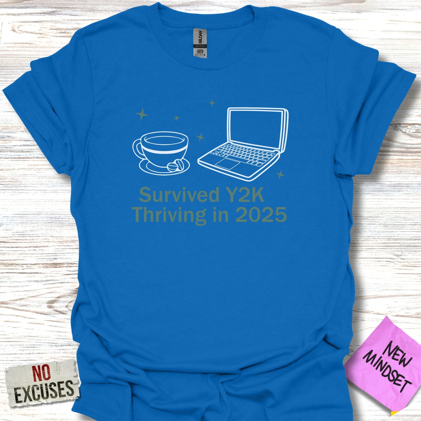 Survived Y2K Thriving in 2025 Graphic Tee product