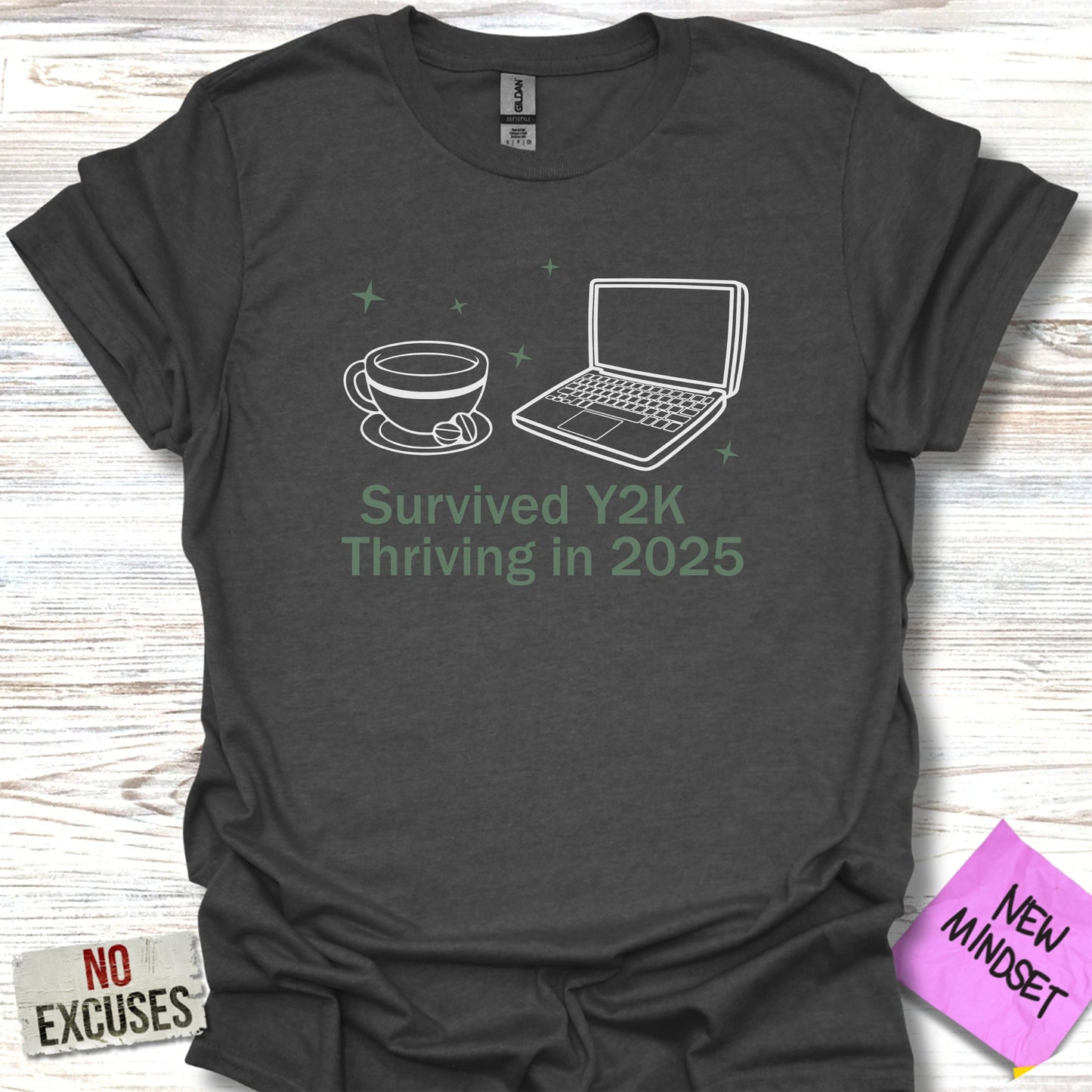 Survived Y2K Thriving in 2025 Graphic T-shirt product type