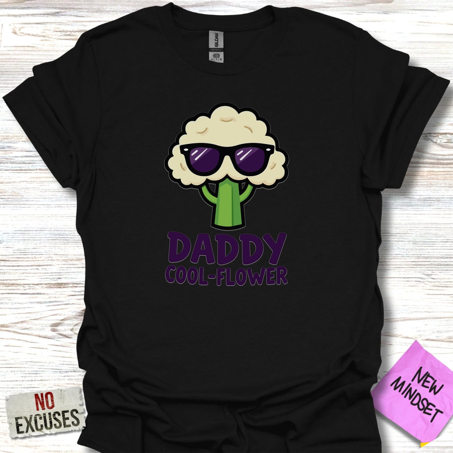 Daddy Cool-Flower Graphic Tee Shirt product type