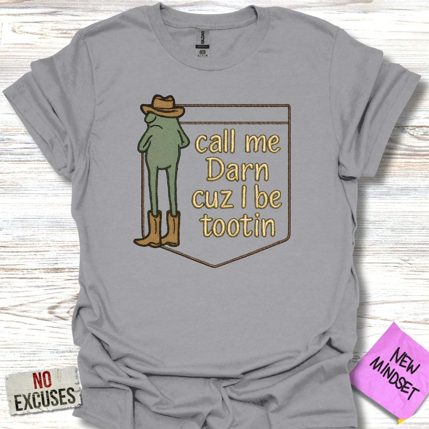 Funny Call Me Darn Cuz I Be Tootin Graphic T-Shirt Product
