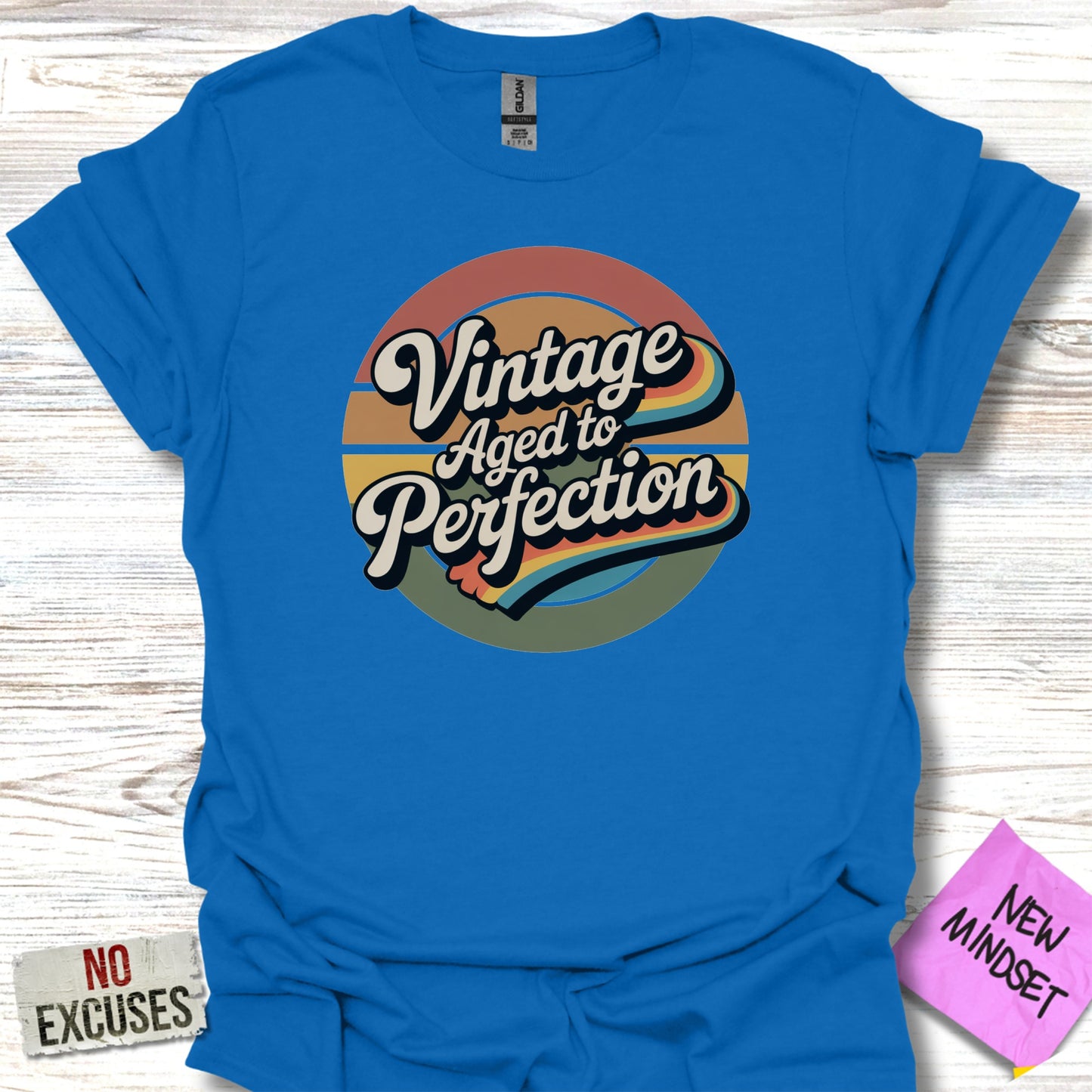 Vintage Aged to Perfection Graphic Tee Shirt product