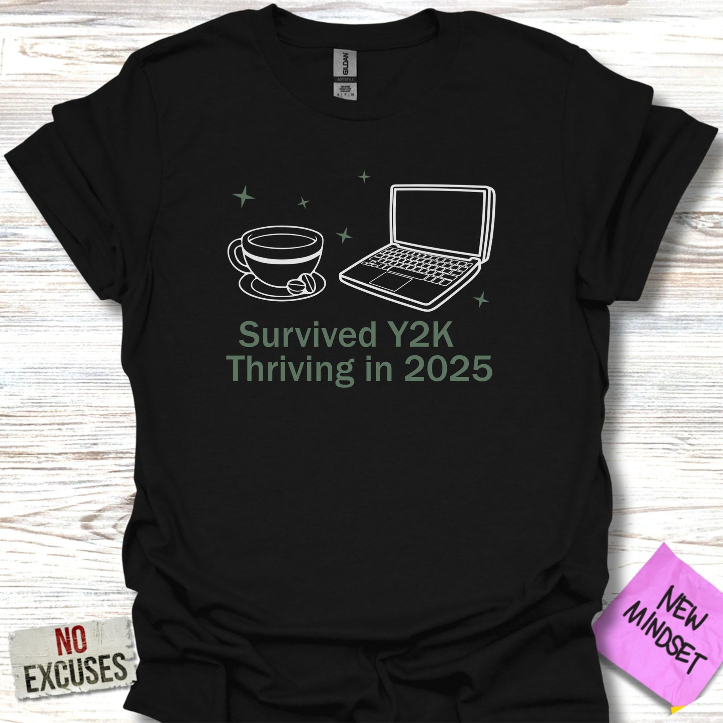 Survived Y2K Thriving in 2025 Graphic T-Shirt product