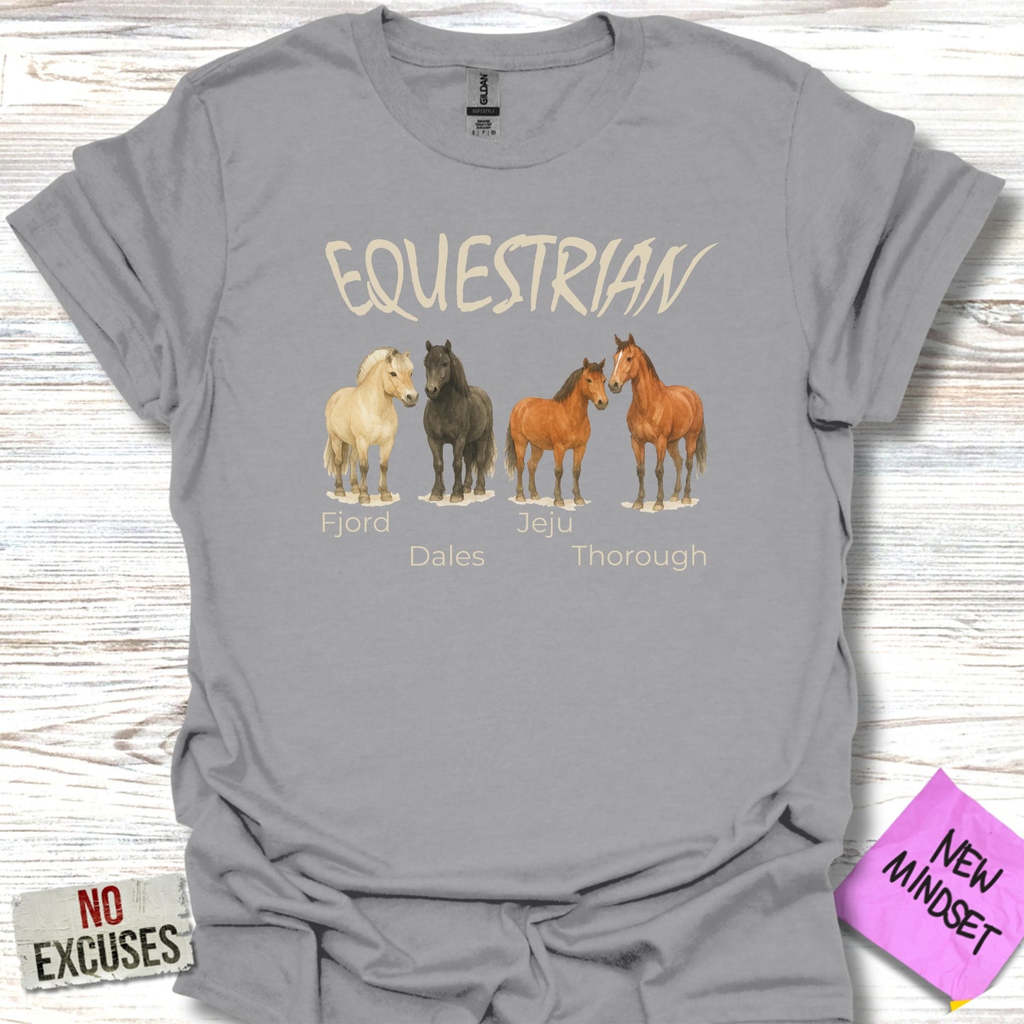 Equestrian Horses Fjord Dales Jeju Thorough Shirt Product