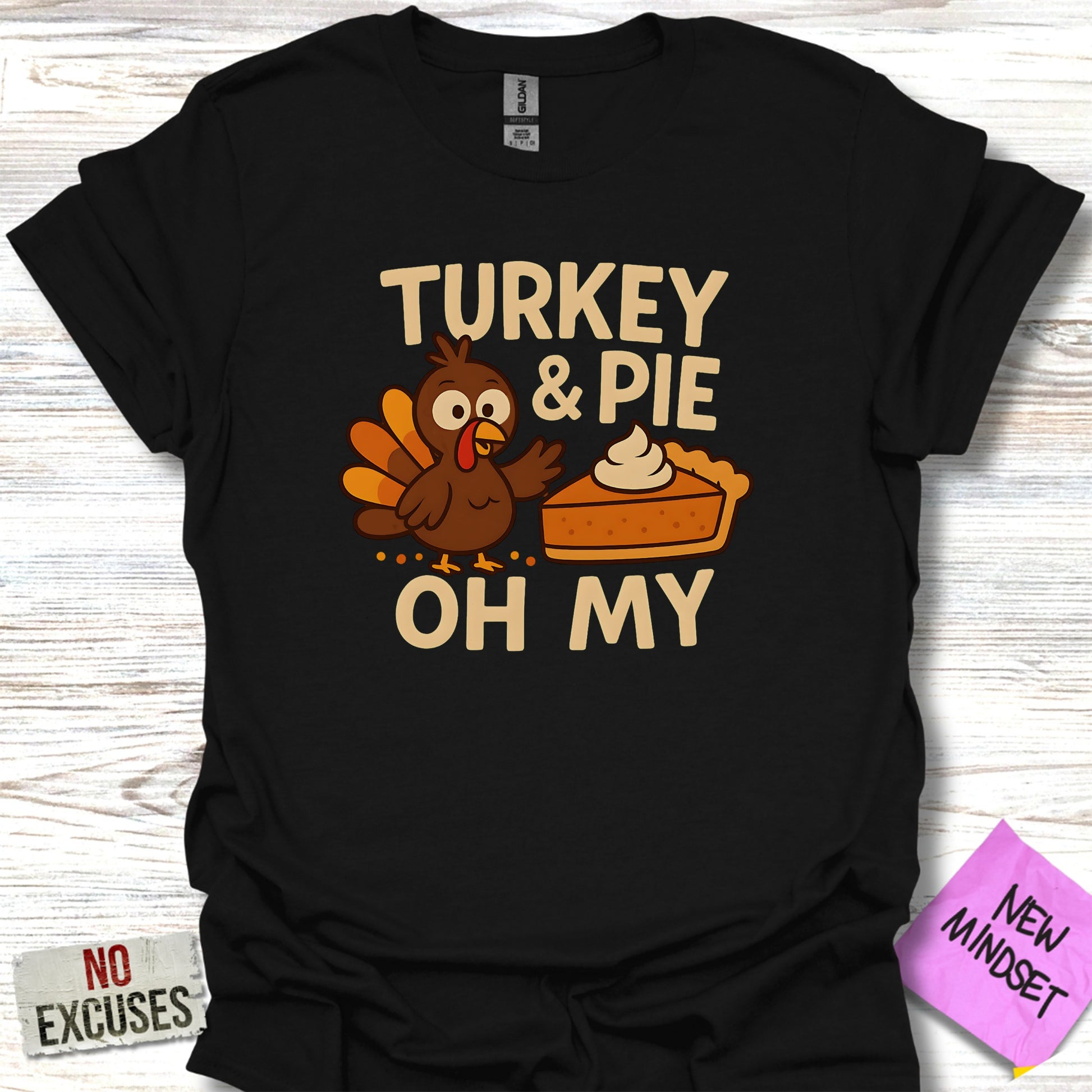 Turkey and Pie Oh My Festive T-Shirt product