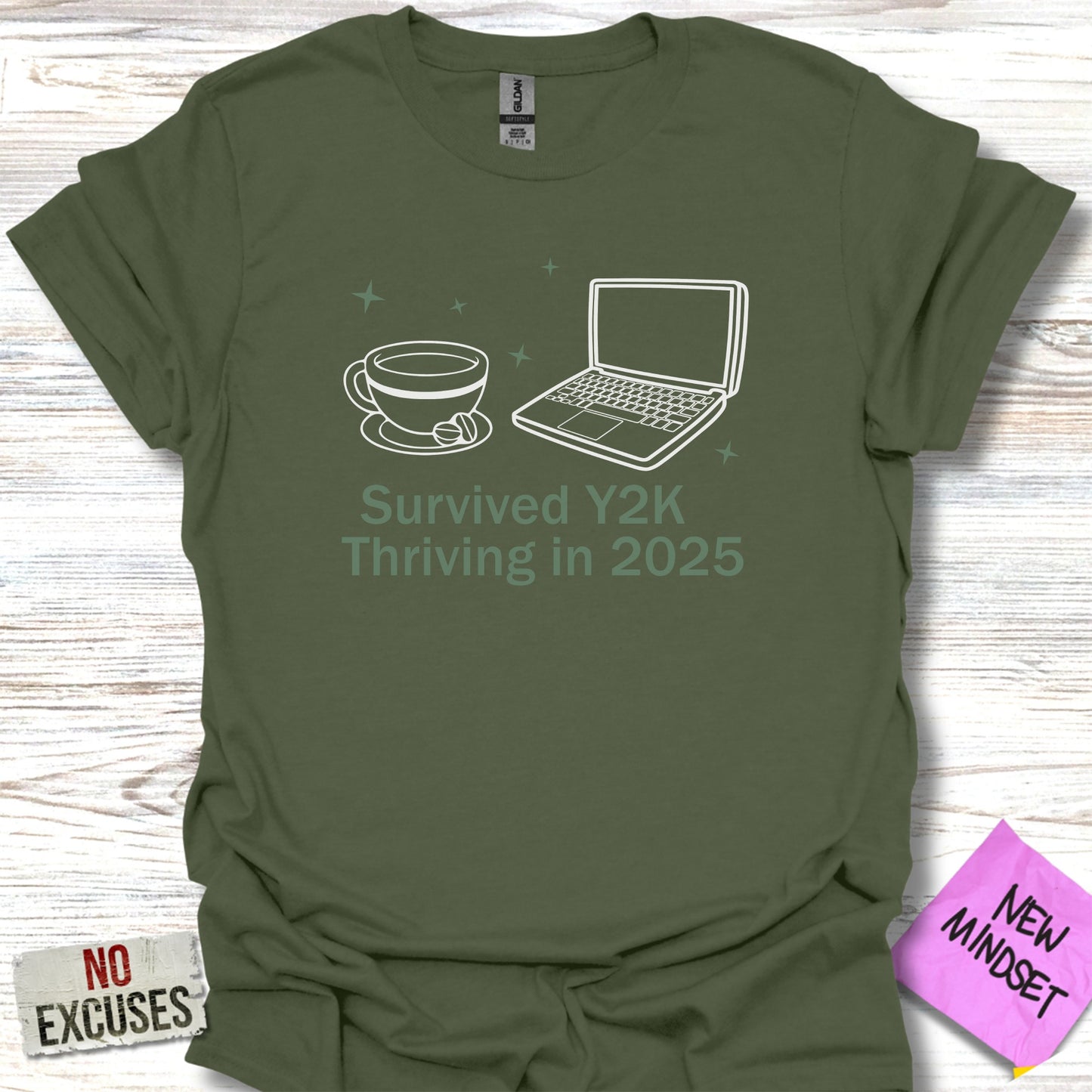 Survived Y2K Thriving in 2025 Printed Shirt product