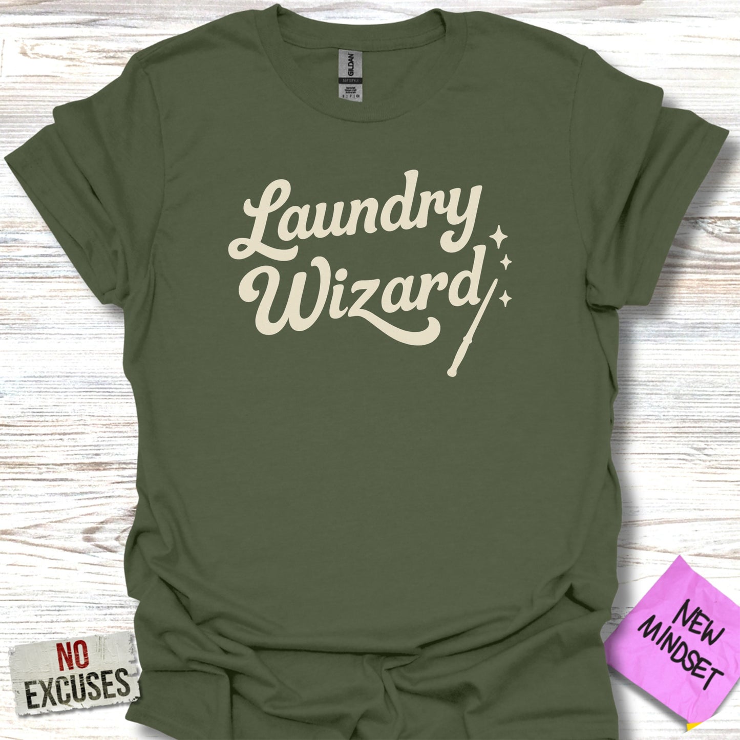 Laundry Wizard Graphic T-Shirt Gift Cool Style Product