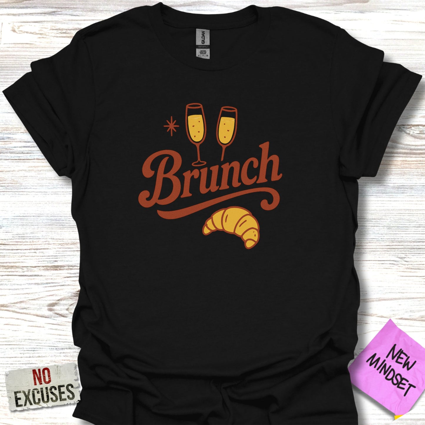 Brunch Design with Croissant Graphic Shirt product