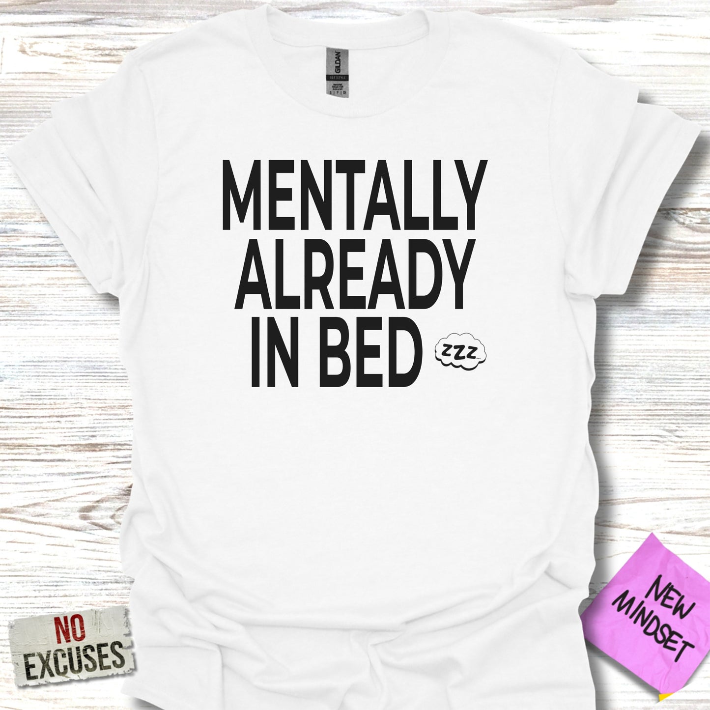 Mentally Already In Bed Graphic Printed Shirt product type