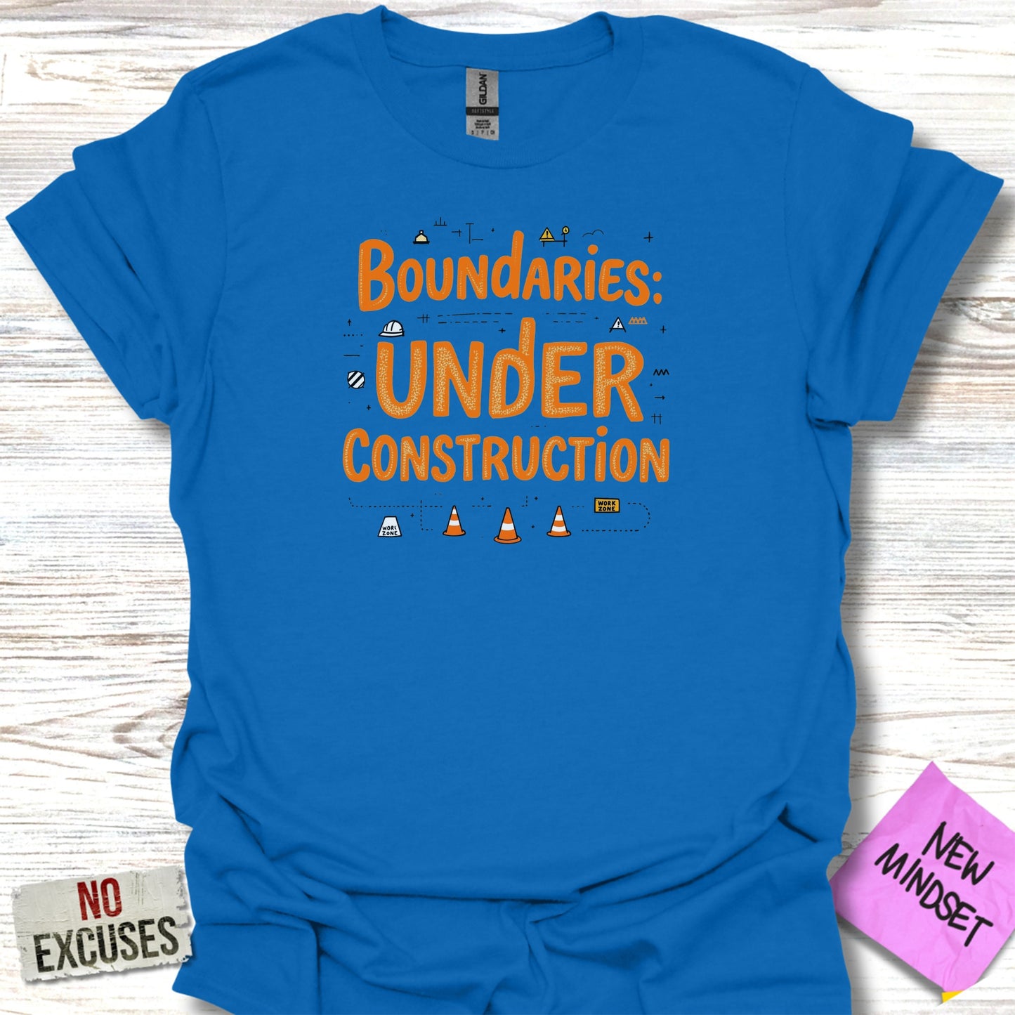 Boundaries Under Construction Graphic Tee