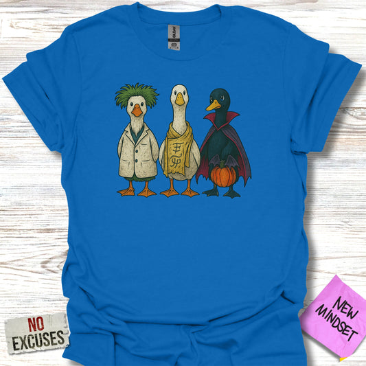 Funny Halloween Ducks Graphic Design T-Shirt product