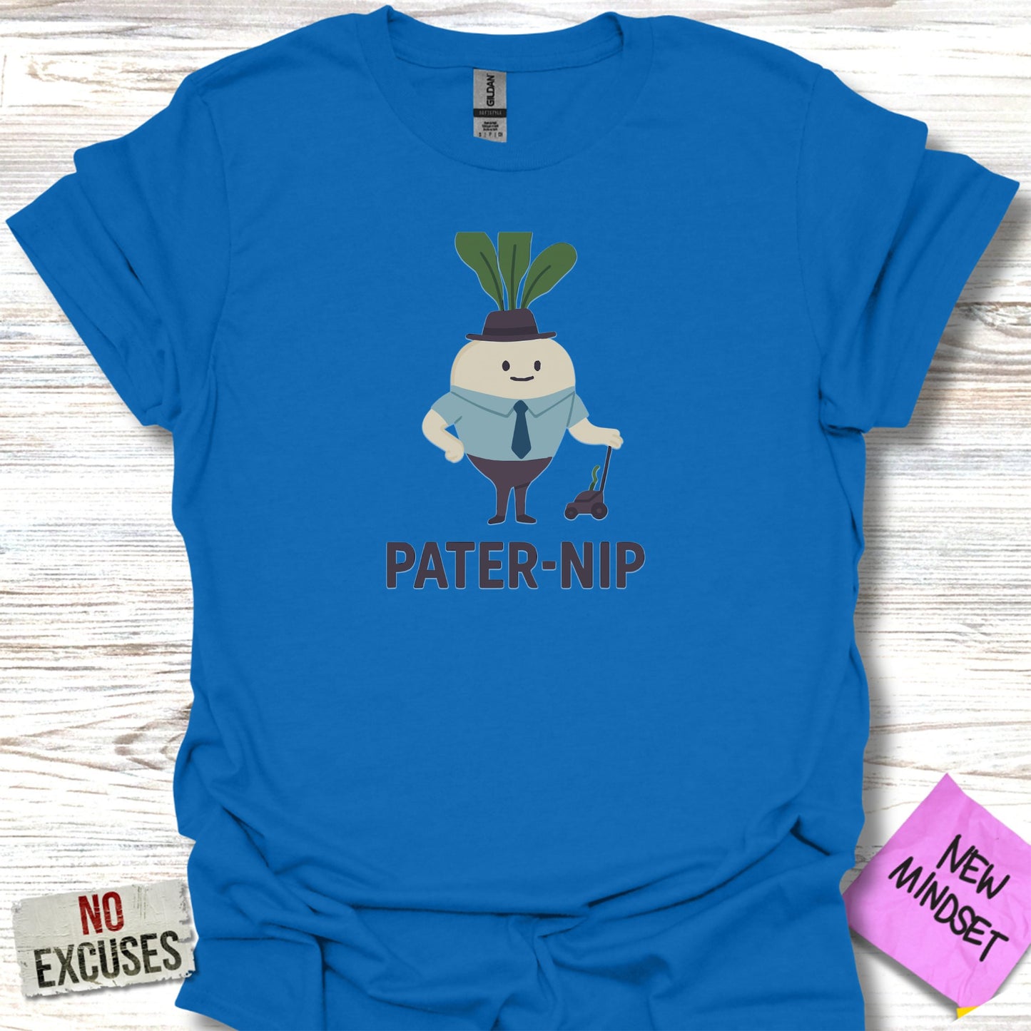 Pater-nip Cartoon Graphic Printed Blue T-Shirt product