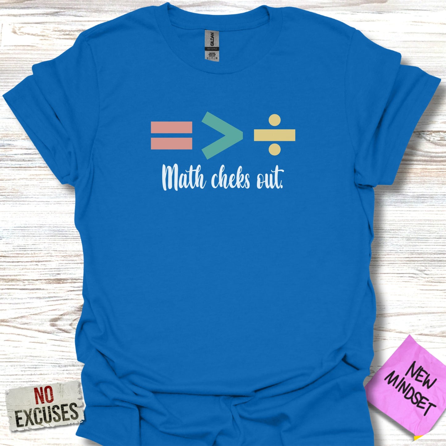 Math Checks Out Graphic Tee Shirt Product