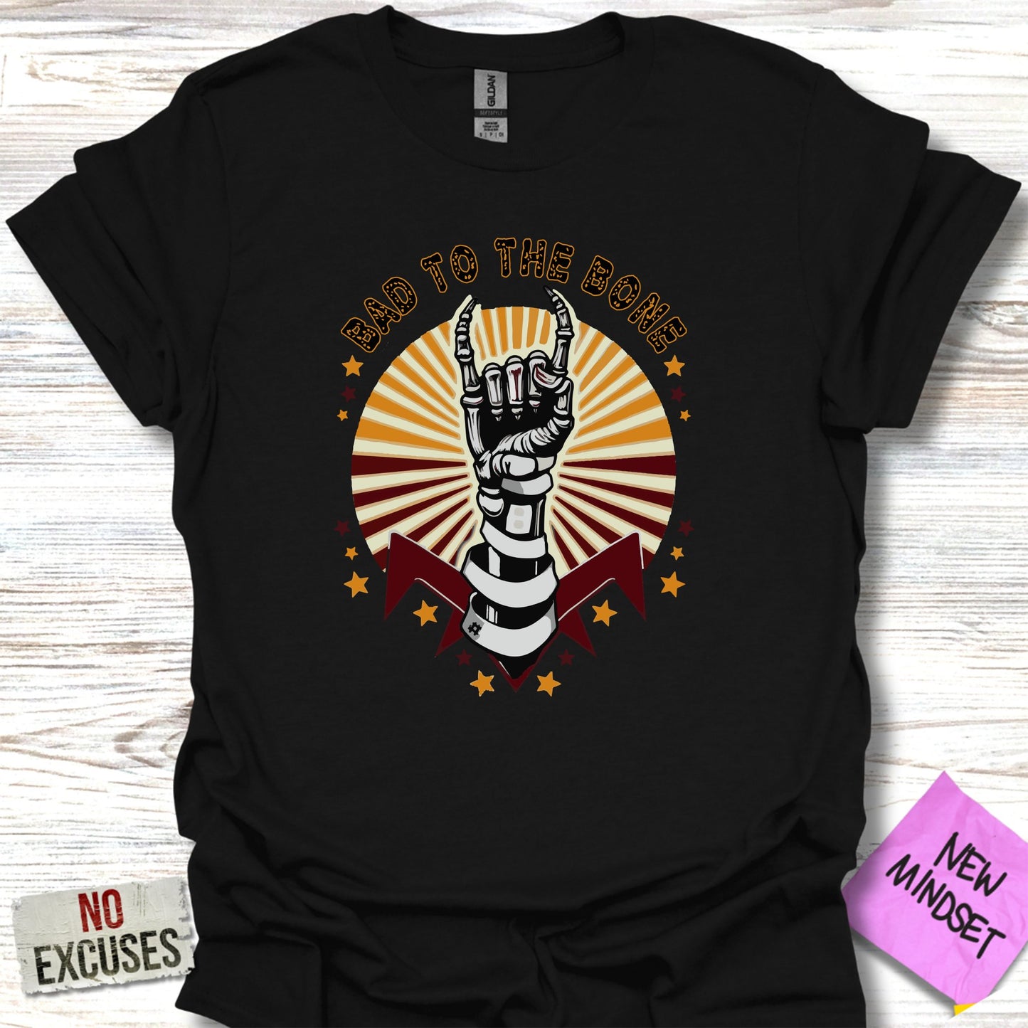 Bad to the Bone Graphic Tee Shirt product