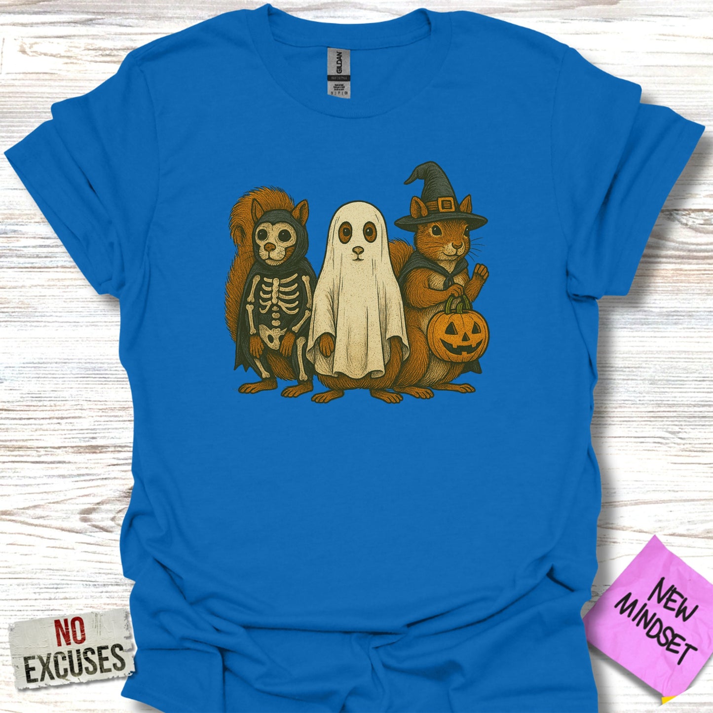 Funny Halloween Costume Squirrel Theme Graphic T-shirt
