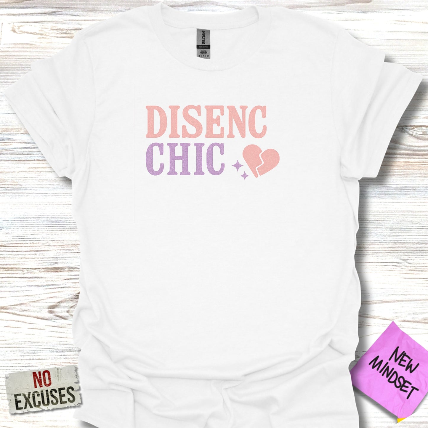 Disenc Chic Broken Heart Graphic Tee product