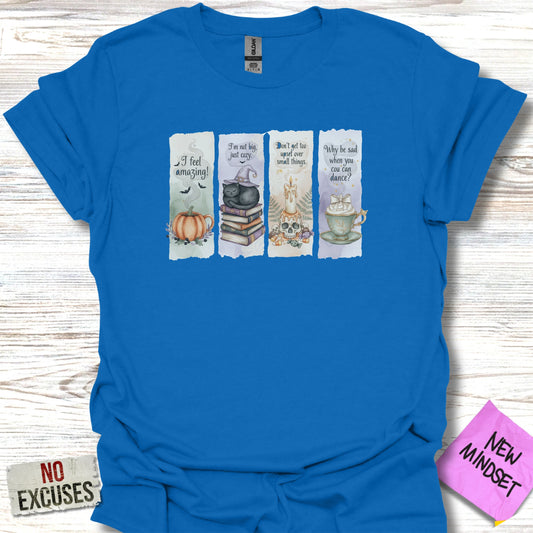Motivational Quotes and Teacups Printed T-Shirt product