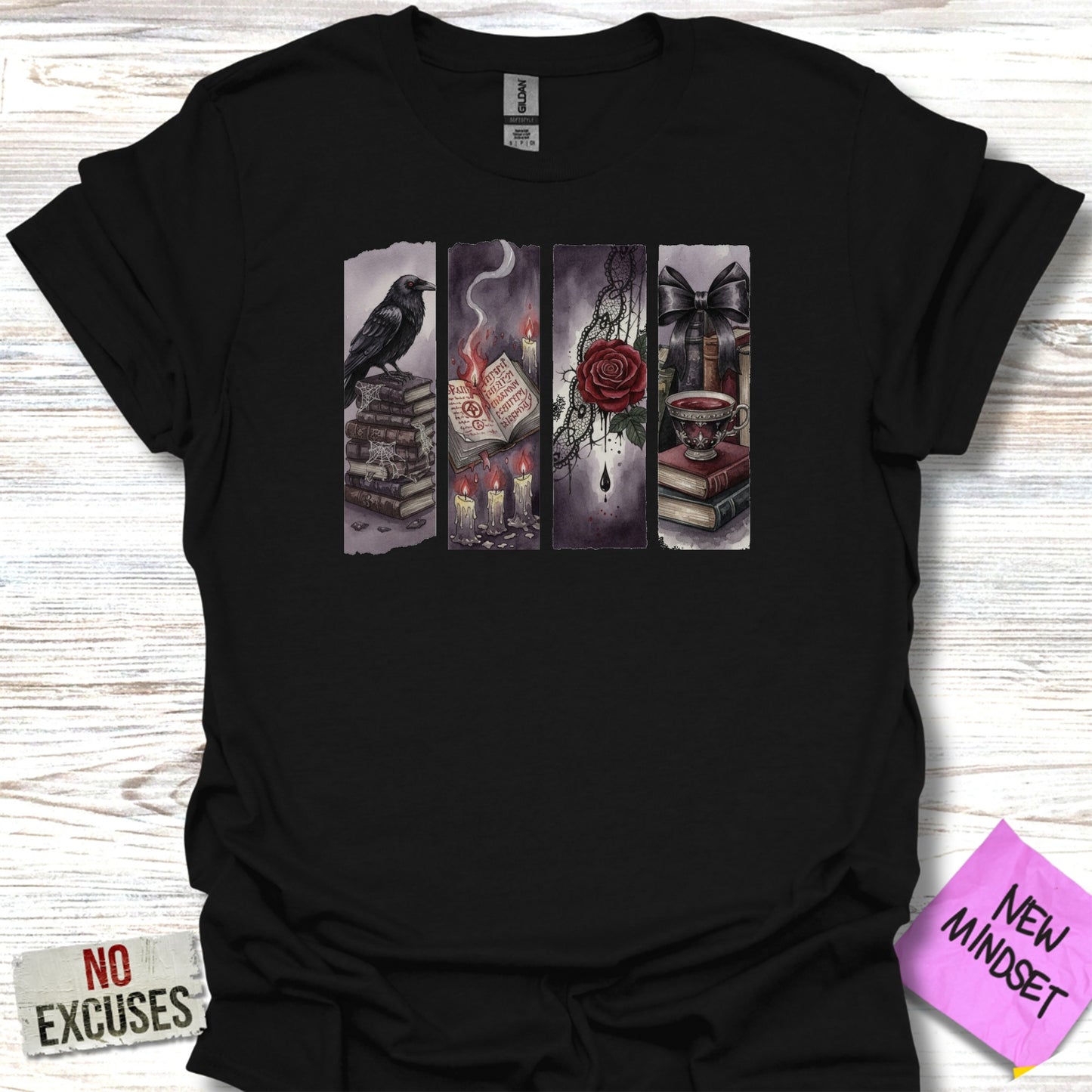 Gothic Series Themed Black T-Shirt product type