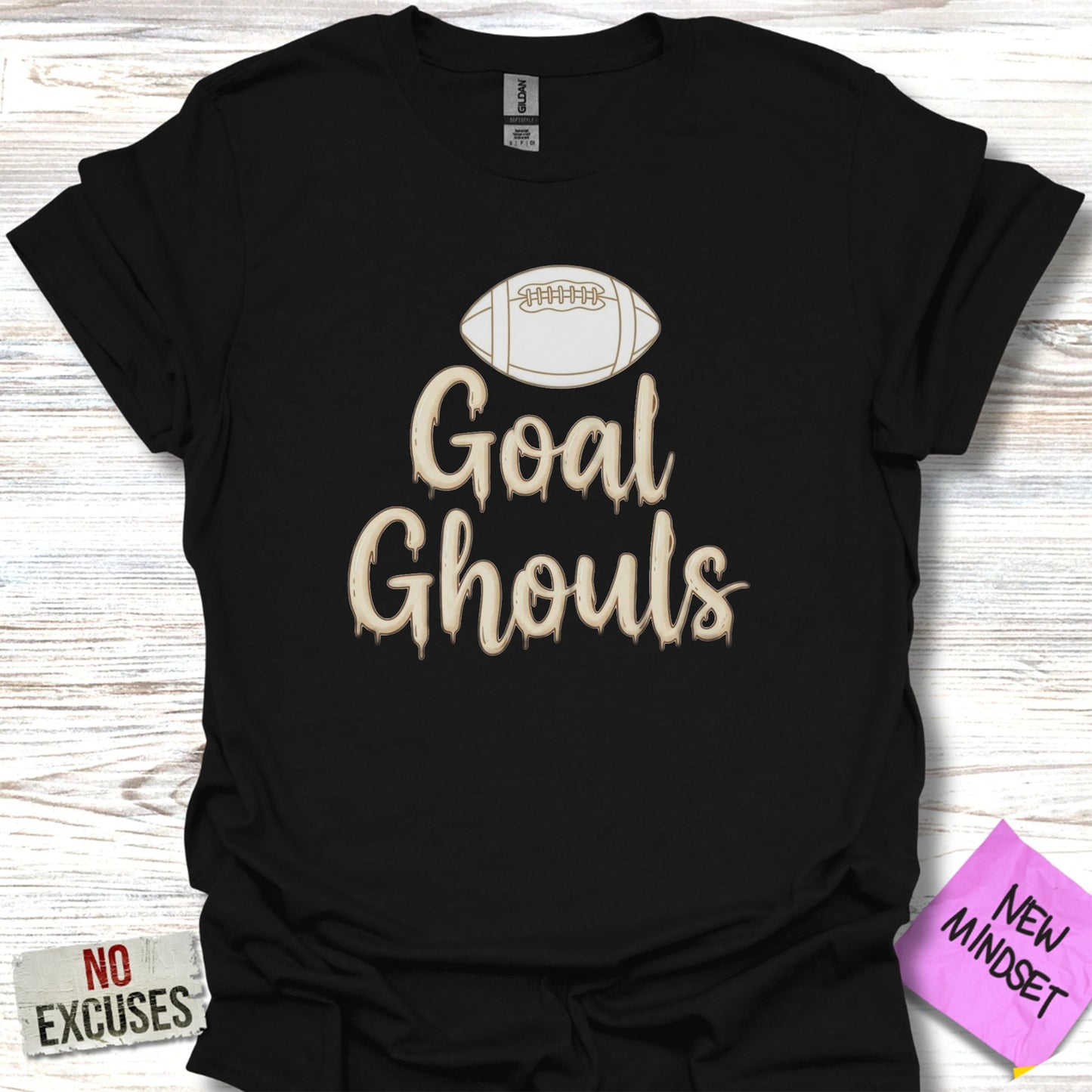 Goal Ghouls Football Season Halloween T-shirt product type
