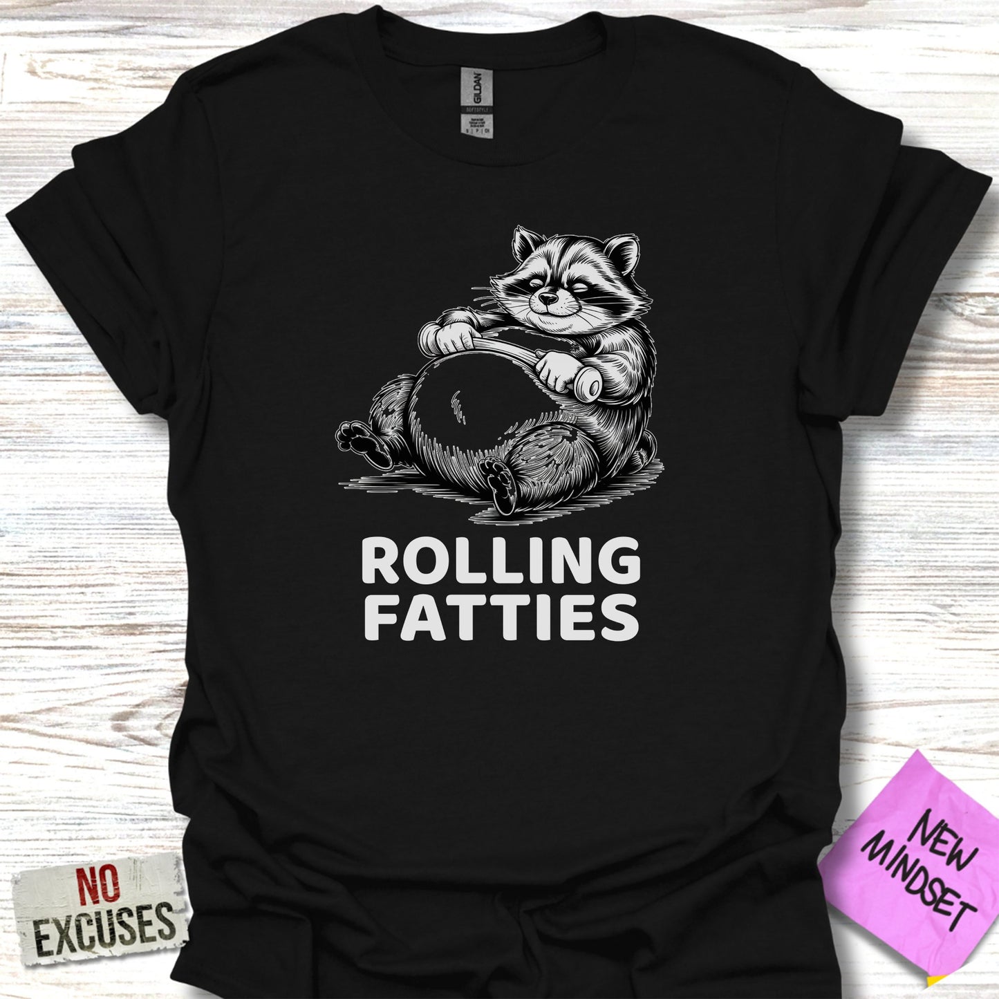Cute Cat Rolling Fatties Graphic T-shirt product