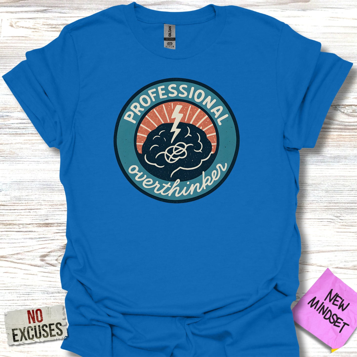 Professional Overthinker Graphic T-Shirt Product