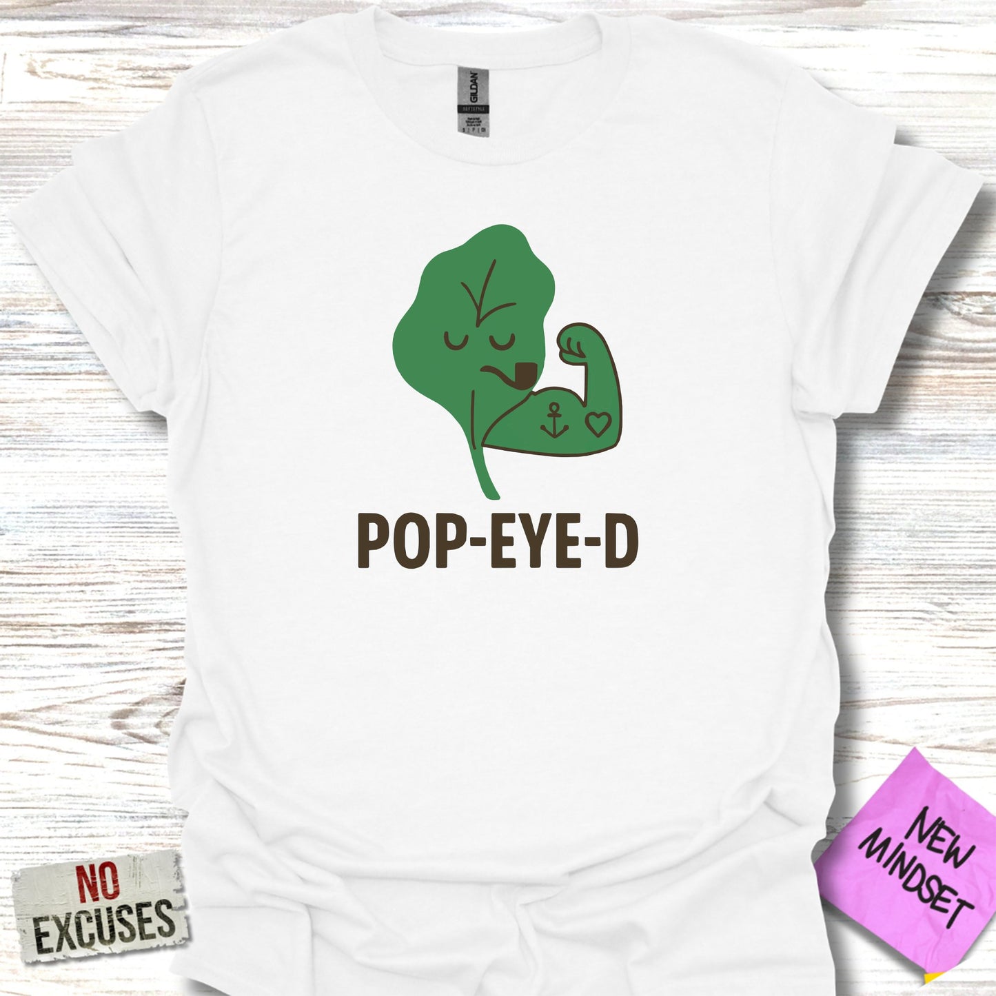 Pop-Eye-D Motivational Graphic T-Shirt product