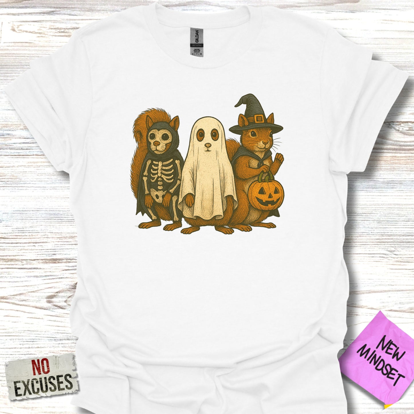 Cute Halloween Themed Squirrel Graphic Tee product