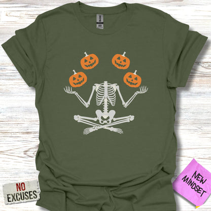 Juggling Skeleton T-Shirt