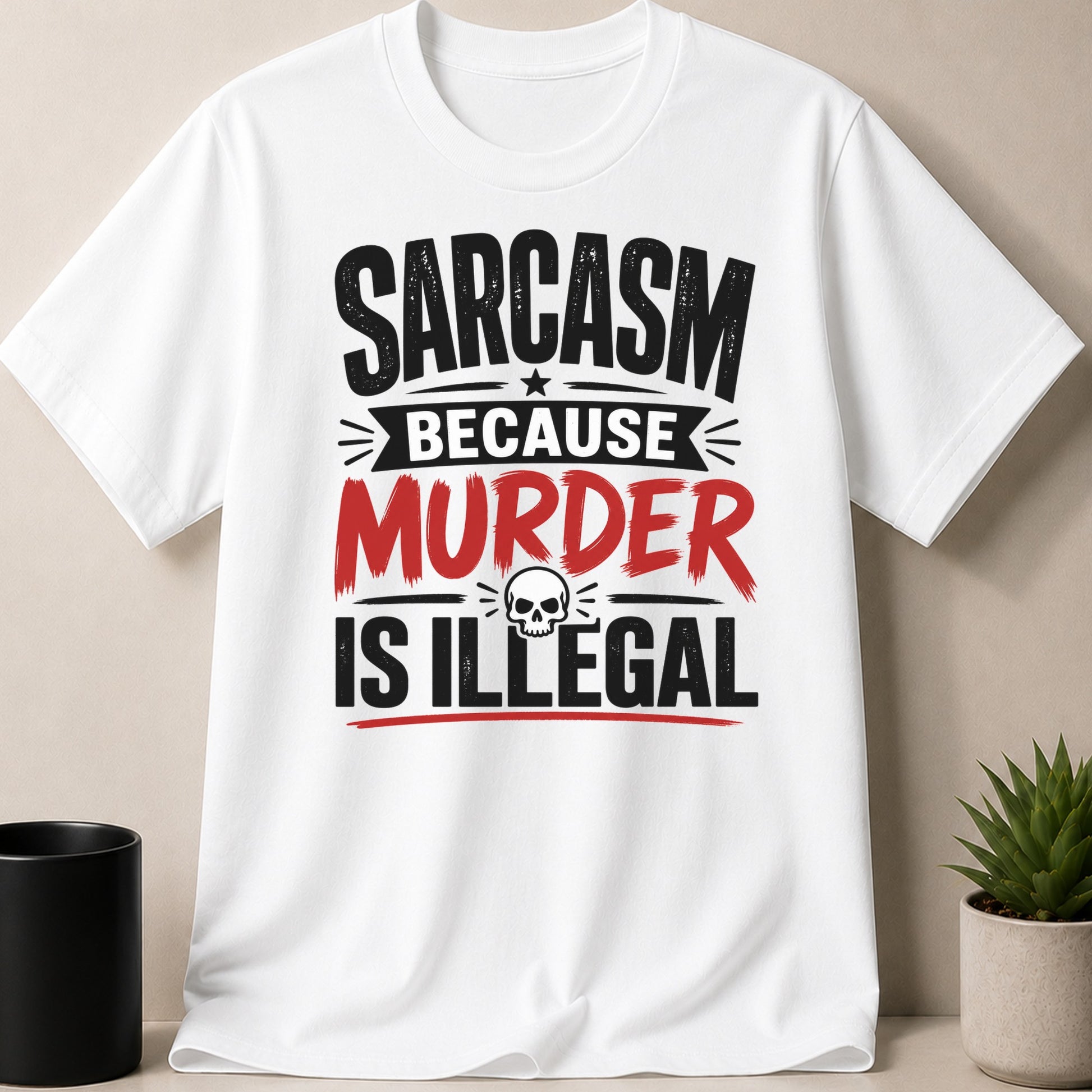 White t-shirt mockup