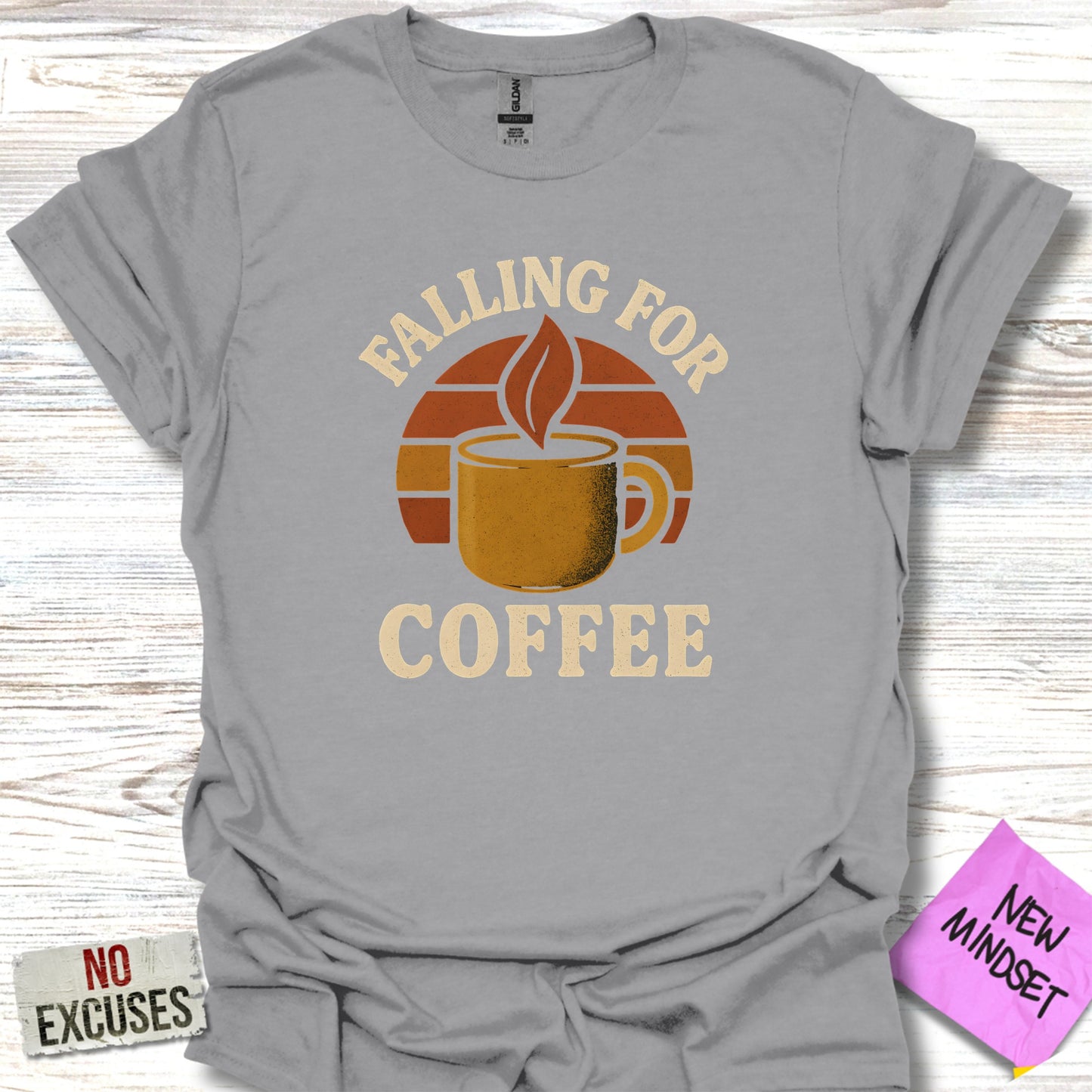 Falling for Coffee Printed T-shirt product type