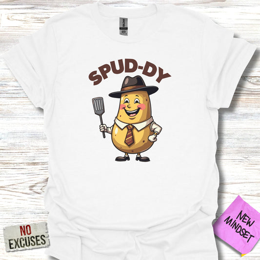 Spud-Dy Potato Character Fun T-shirt Product