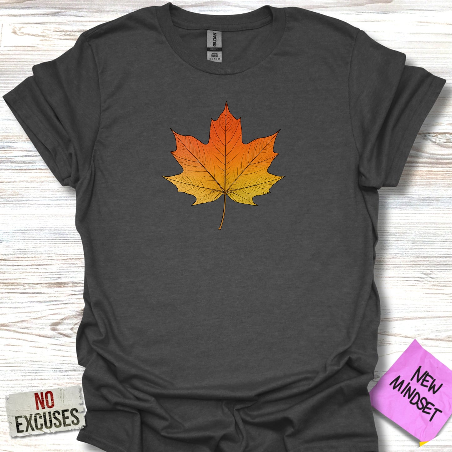 Autumn Maple Leaf Graphic Design Shirt product