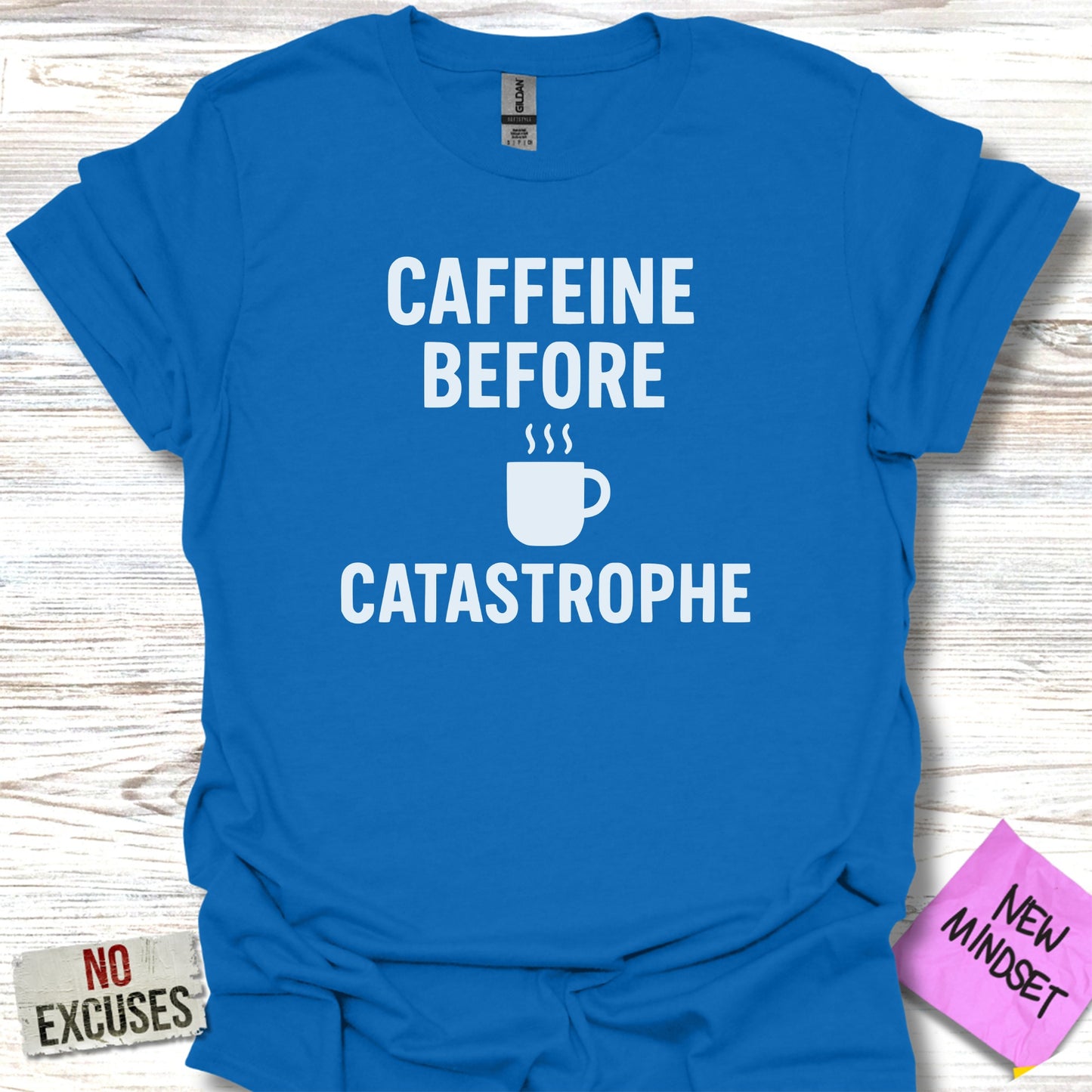 Caffeine Before Catastrophe Graphic Tee product