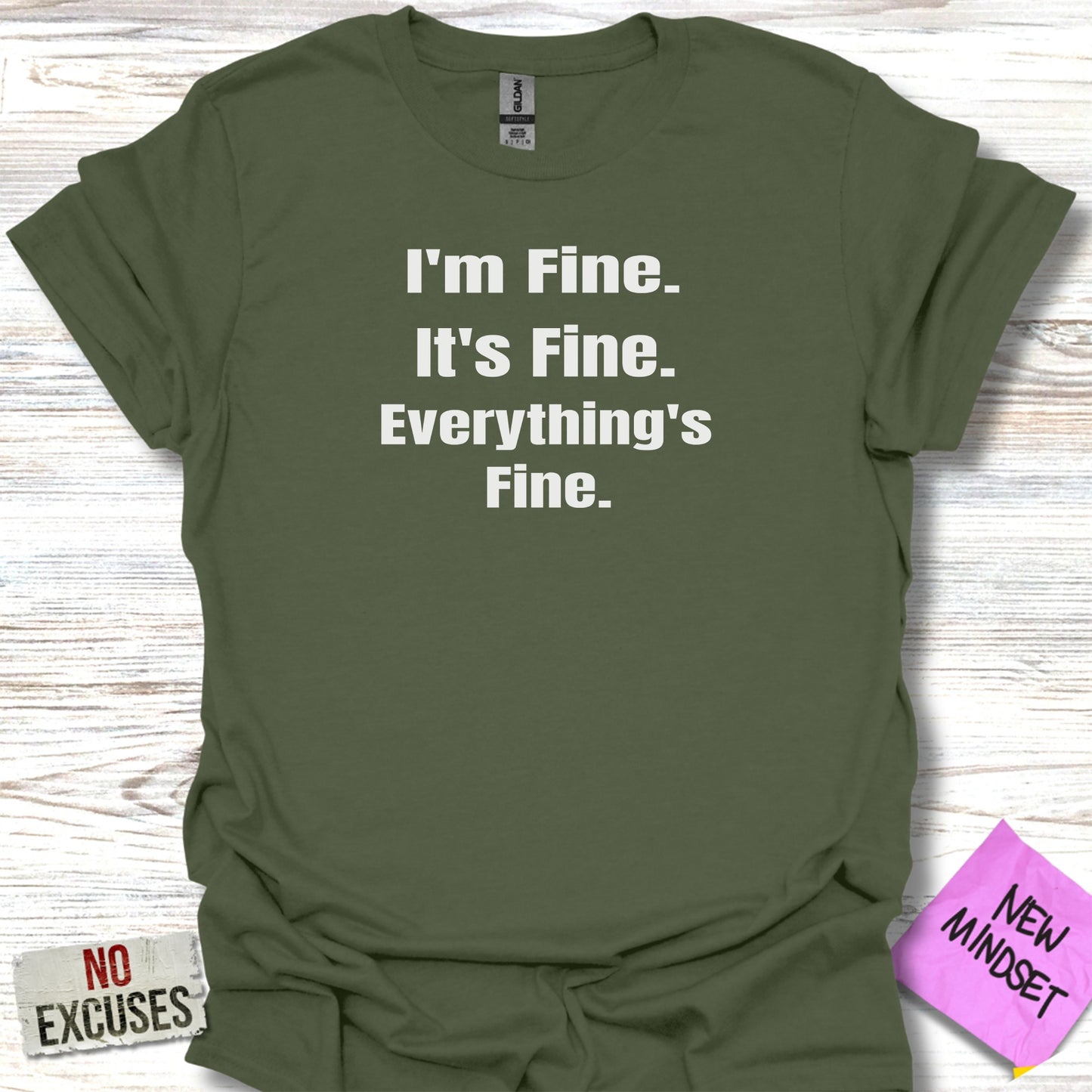 I'm Fine It's Fine Everything's Fine Shirt product