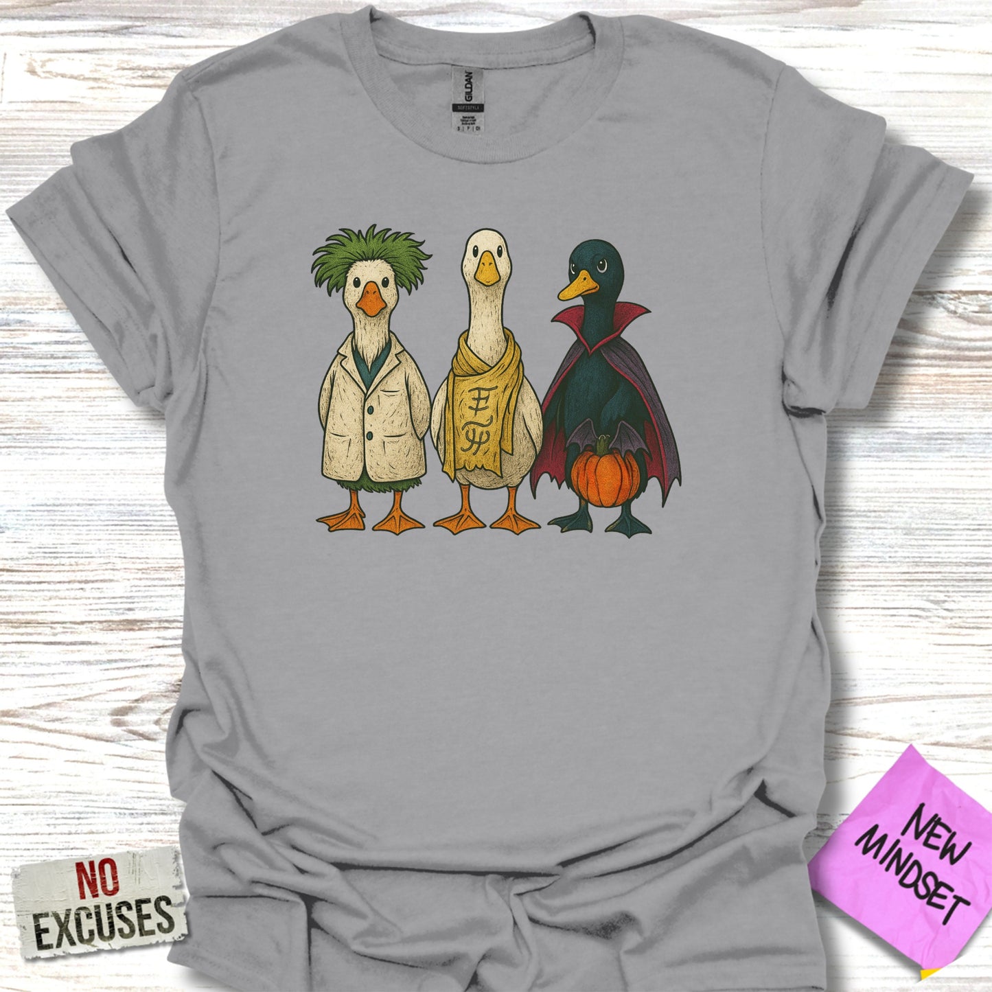 Funny Dressed Up Duck Trio Graphic T-shirt product