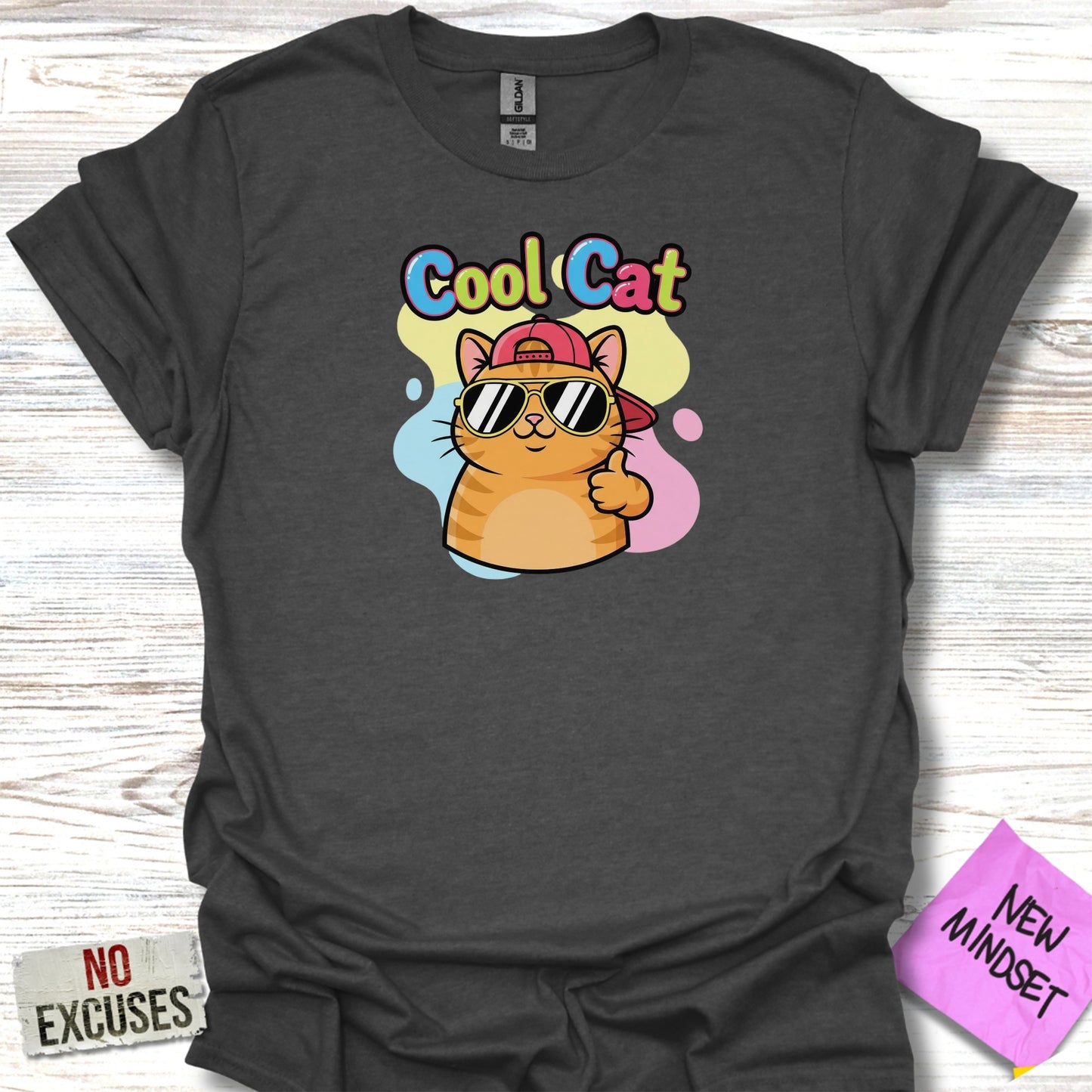 Cool Cat Graphic Tee with Fun Design Product