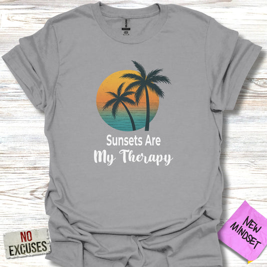 Sunsets Are My Therapy Graphic T-Shirt product