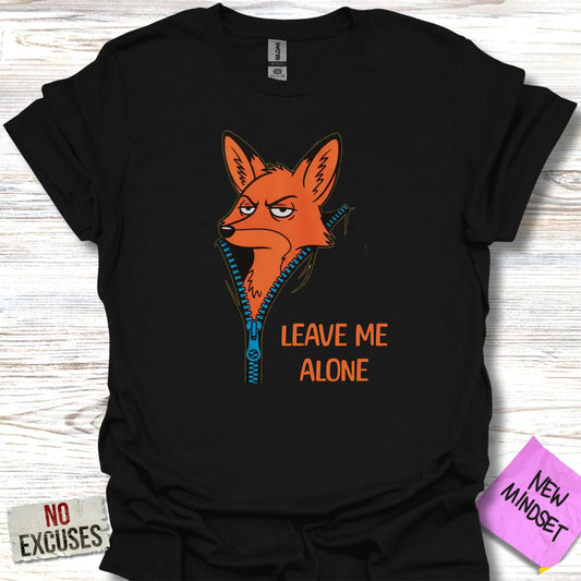 Leave Me Alone Fox Graphic Shirt product type