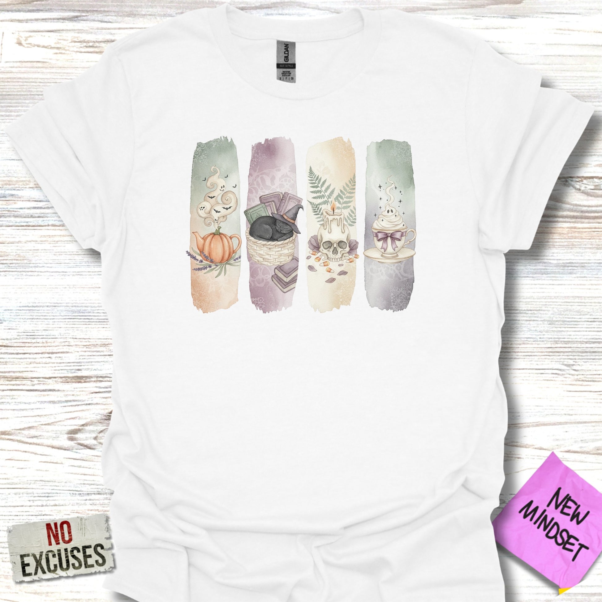 Autumn Cozy Vibes Illustrated Graphic T-Shirt product