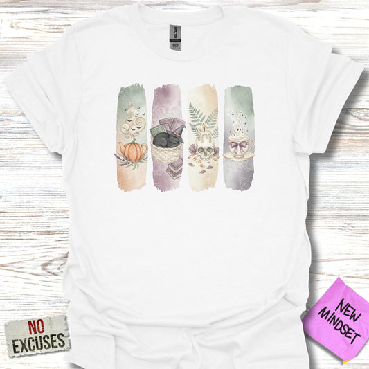 Autumn Cozy Vibes Illustrated Graphic T-Shirt product