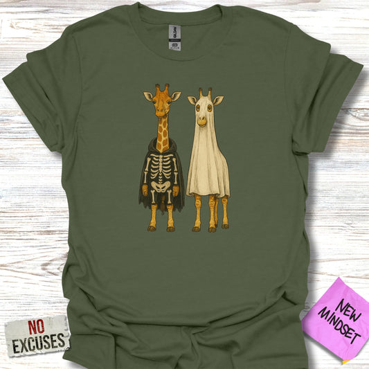 Funny Giraffes in Halloween Costume T-shirt product