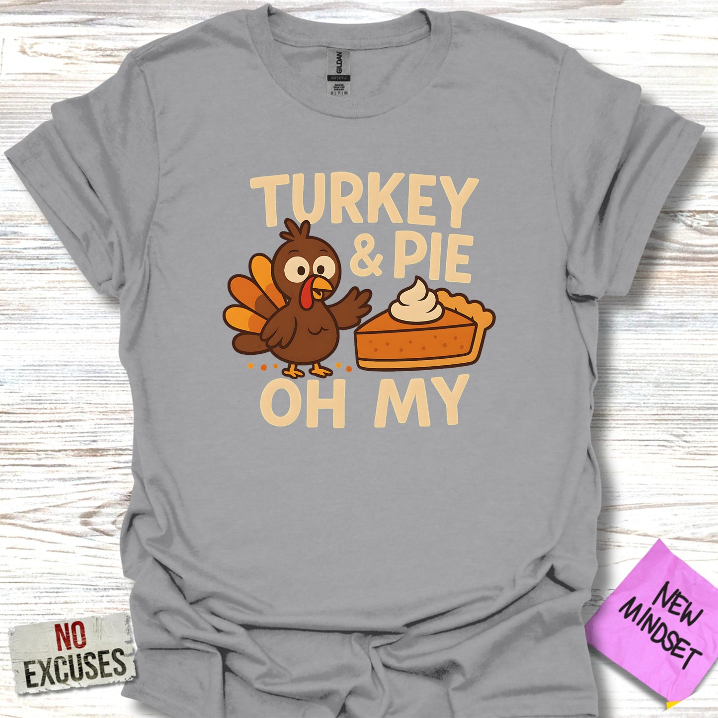 Funny Turkey and Pie Oh My Thanksgiving product type