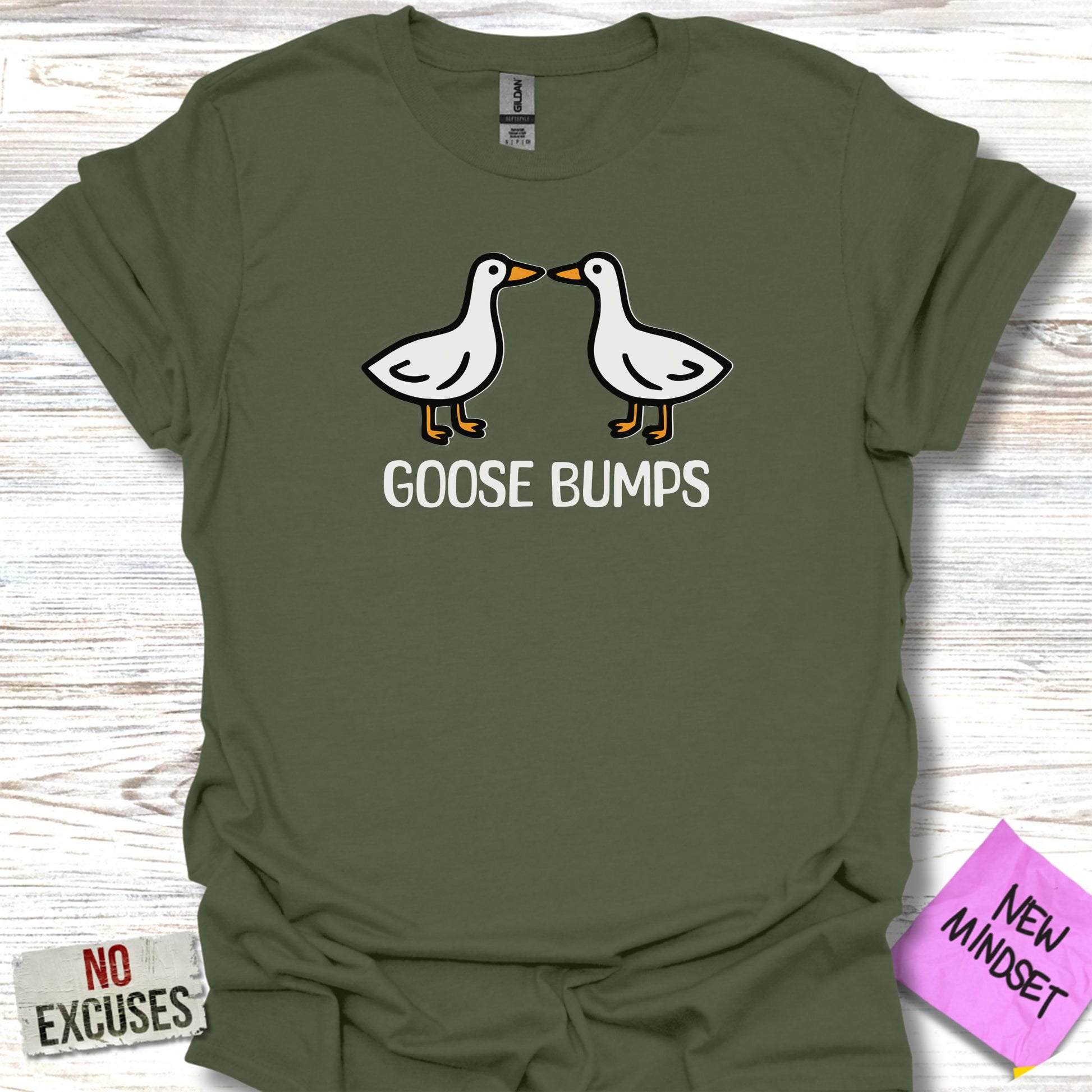 Goose Bumps Graphic T-Shirt Funny Stylish Casual product type